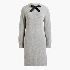 JCrew Mercantile bow sweater dress
